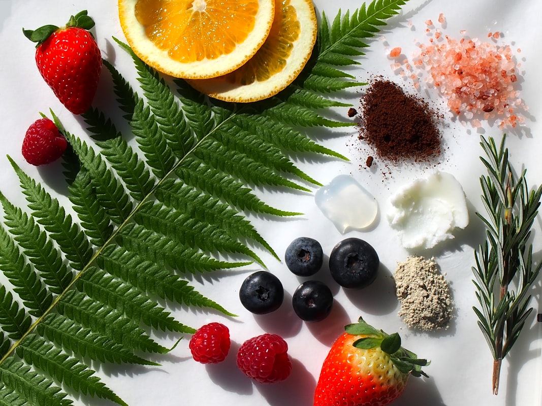 Morning wellness ritual with natural supplements
